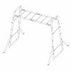 Ogrodowa drabinka gimnastyczna, metalowa Ogrodowa drabinka gimnastyczna, metalowa